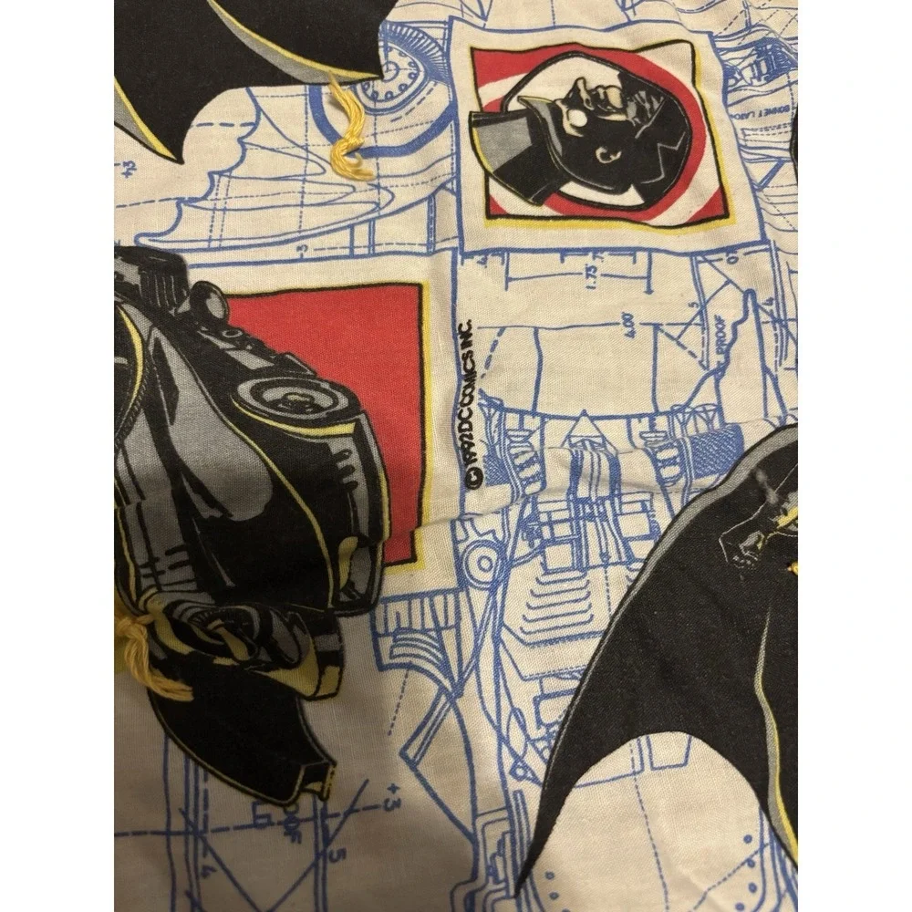 Batman Returns‎ Blanket QuiltDC Comics Catwoman Penguin  VTG 1992 43